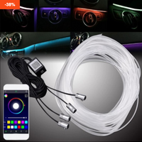 NOU: Set Fir Neon RGB 6 metri control prin aplicatie