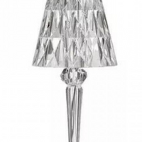 NOU: Veioza still cristal led cu incarcare USB, culoare lumina CALD/RECE/NEUTRU