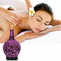 NOU: UMIDIFICATOR ULTRASONIC AROMATERAPIE 3D DIN STICLA