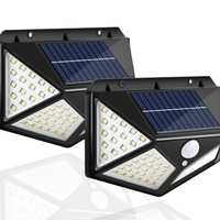 Set 4 Lampi Solare 100 LED UltraBRIGHT cu kit de prindere CADOU