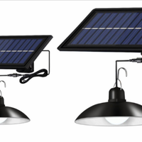 Oferta 1 + 1! Panou Solar Cu 1 Bec LED Cu Aplica Si Telecomanda