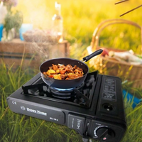 Aragaz Portabil Camping, Aprindere Automata, Dubla Alimentare Butelie sau Cartus Gaz
