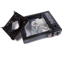 Aragaz Portabil Camping, Aprindere Automata, Dubla Alimentare Butelie sau Cartus Gaz