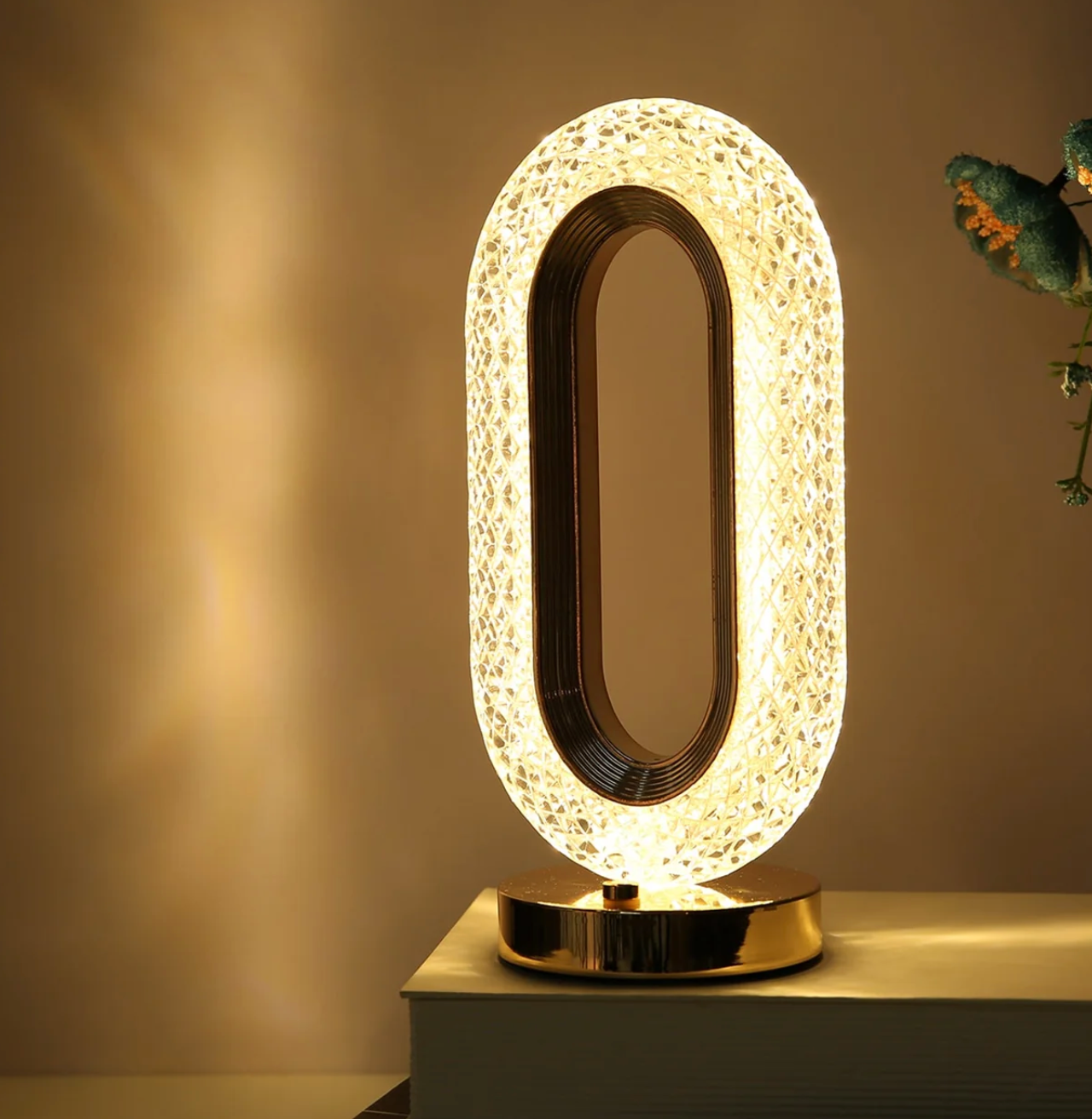 Set 2x Lampi Cristal LED cu 3 temperaturi de culoare