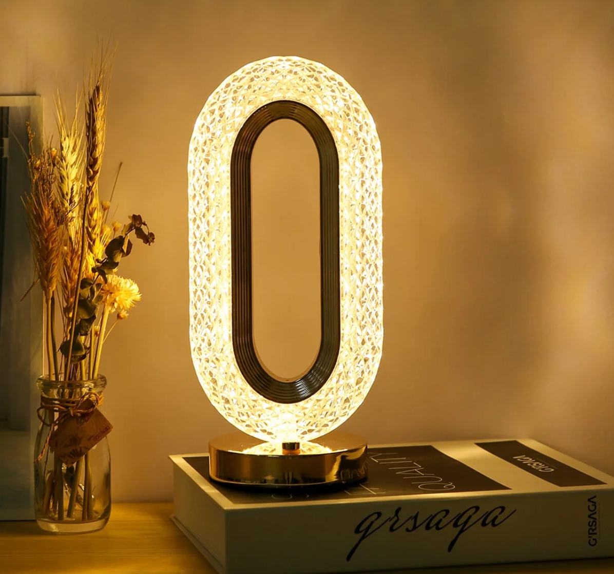 Set 2x Lampi Cristal LED cu 3 temperaturi de culoare