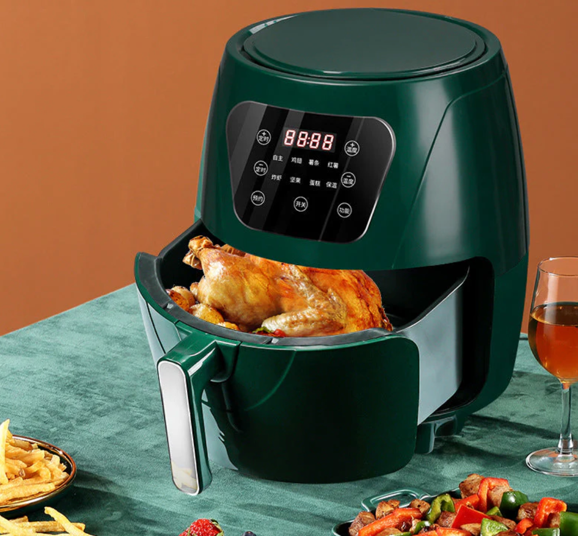 Friteuza Fara Ulei Air Fryer , Display Digital, Functie de Coacere