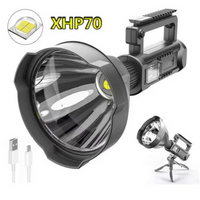 Lanterna multifunctionala cu trepied, reincarcabila, incarcare USB, 4 moduri de iluminat, trepied