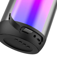 Boxa LED Bluetooth Smart Sound Stereo Party Subwoofer NEON AUX + USB + CARD