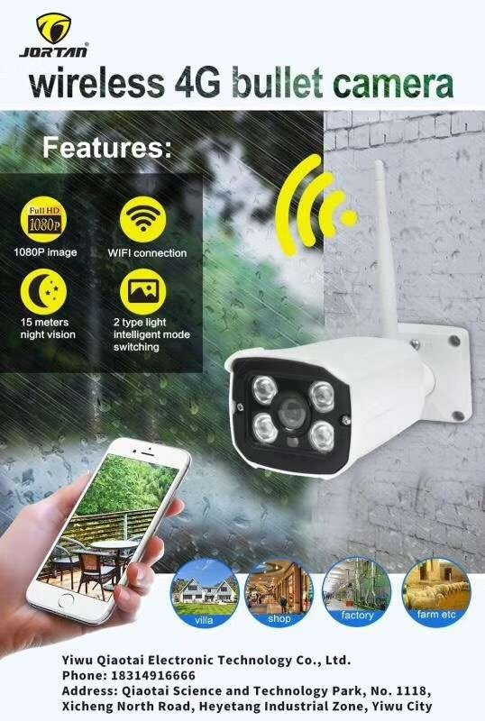 Camera IP Wireless Jortan model 82047wk - Pentru controlul zonelor exterioare și interioare