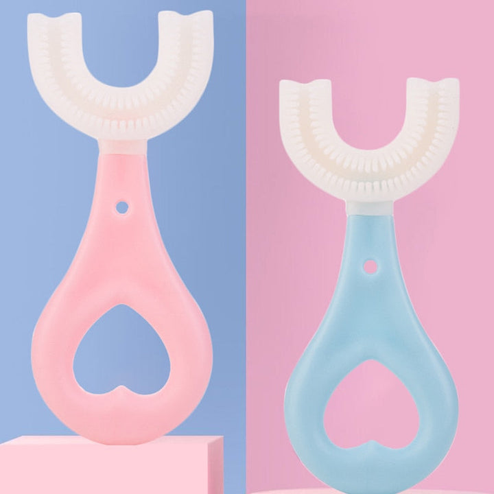Periuta de dinti pentru Copii, Bebelusi, U-Shape, Silicon alimentar
