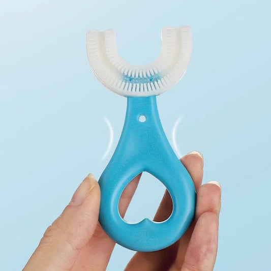 Periuta de dinti pentru Copii, Bebelusi, U-Shape, Silicon alimentar