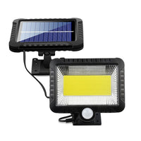 Lampa cu incarcare Solara, 100 LED-uri COB, 100W, Waterproof IP65 si Senzor de miscare