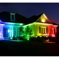 Proiector LED RGB - 15 culori + 4 jocuri de culori, 20W, IP65, telecomanda IR cu 24 taste