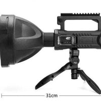 Lanterna multifunctionala cu trepied, reincarcabila, incarcare USB, 4 moduri de iluminat, trepied