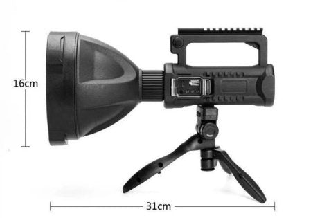 Lanterna multifunctionala cu trepied, reincarcabila, incarcare USB, 4 moduri de iluminat, trepied