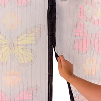 Perdea Magnetica Anti Insecte pentru Usa Insect Stop, 210 x 100 cm, Model Colorat
