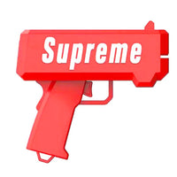 Pistol Supreme care arunca bani, jucarie interactiva, perfecta pentru petreceri