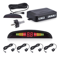 Senzori parcare auto, kit 4 senzori, display LED si avertizare sonora