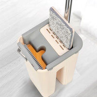 Sistem de curatare Mop, mop pliabil cu galeata + 2 rezerve