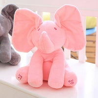 Elefant interactiv din plus Peek a Boo COMPLET ROZ