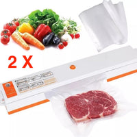 2 x Aparat electric de vidat pungi Fresh Pack Pro + 10 pungi pentru vidare