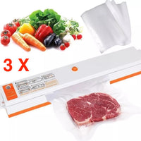 3 x Aparat electric de vidat pungi Fresh Pack Pro + 10 pungi pentru vidare