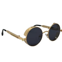 Ochelari de soare unisex, aluminiu, fumuriu, MSS1080