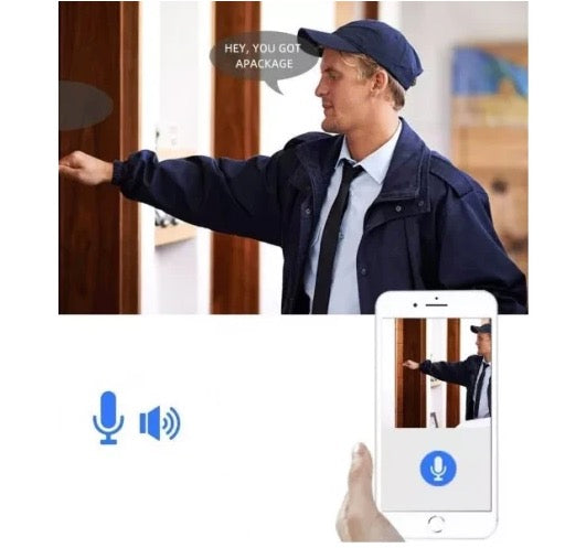 Set 2 Camera Wireless de exterior, Full HD, cu zoom si vedere 360 grade