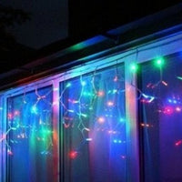 Set 2 instalatii MU franjuri 2 x 12 metri , multicolor, total 24 metri