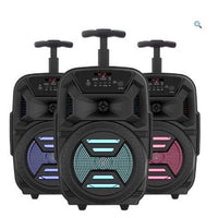 Boxa Portabila foarte puternica + Cadou Microfon Karaoke (zqs-6111)