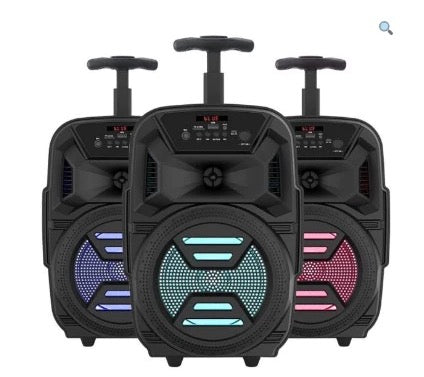 Boxa Portabila foarte puternica + Cadou Microfon Karaoke (zqs-6111)