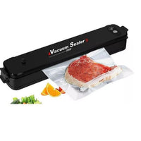 Aparat de vidat pungi - Vacuum Sealer negru + 5 pungi CADOU
