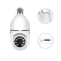 Camera panoramica de supraveghere tip bec, E27