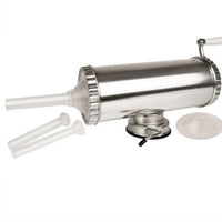 Masina din inox pentru umplut carnati, 3 palnii incluse