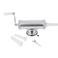 Masina din inox pentru umplut carnati, 3 palnii incluse