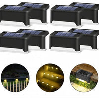 NOU: Set 8 lampi solare pentru trepte sau terase