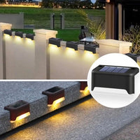 NOU: Set 8 lampi solare pentru trepte sau terase