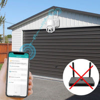 Camera Wireless de exterior, Full HD, cu zoom si vedere 360 grade
