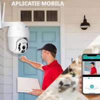 Camera Wireless de exterior, Full HD, cu zoom si vedere 360 grade