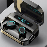 Casti Wireless inteligente, Bluetooth 5.0, Bass Boosted, compatibile iOS/Android