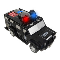 Pusculita Electronica, Masina de politie, Cu PIN, Negru