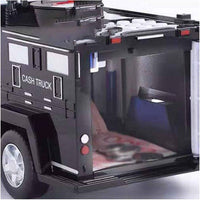 Pusculita Electronica, Masina de politie, Cu PIN, Negru