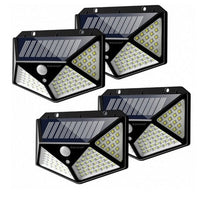 Set 4 lampi solare 100 leduri forte puternice + CADOU SURPRIZA