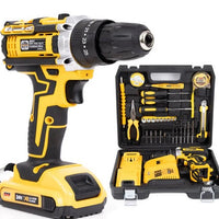 Trusa cu autofiletanta cu percutie 24 volti, 2 acumulatori + 24 accesorii