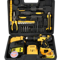 Trusa cu autofiletanta cu percutie 24 volti, 2 acumulatori + 24 accesorii