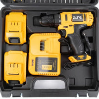 Trusa cu autofiletanta cu percutie 24 volti, 2 acumulatori + 24 accesorii