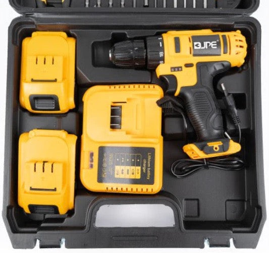 Trusa cu autofiletanta cu percutie 24 volti, 2 acumulatori + 24 accesorii