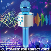 1 + 1 GRATIS Microfon de karoke cu boxam USB, slot micro-sd