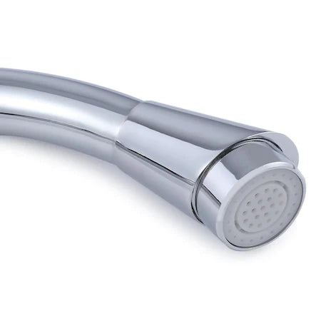 Robinet electric cu Dus/Furtun + Para, incalzire instantanee a apei, afisaj LCD al temperaturii, putere 3KW, debit 1.5L/min prindere pe perete, Alb