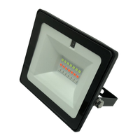 Proiector LED RGB - 15 culori + 4 jocuri de culori, 20W, IP65, telecomanda IR cu 24 taste